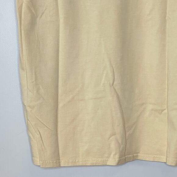 Sandrine Rose Oversized Shoulder Pad Crew Neck T-Shirt Sunflower Women XS NWT - Picture 6 of 9